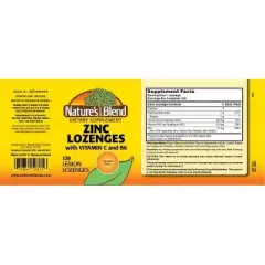 Nature's Blend 171 Zinc Lozenges with Vitamin C Lemon Flavor (Each)