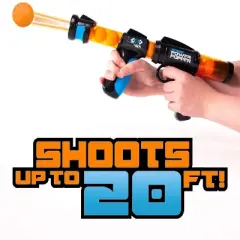 Hog Wild Atomic Power Popper Toy, Shoots Foam Balls - 12 Balls