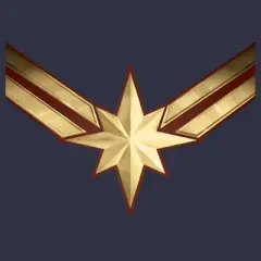 Women's Marvel Captain Marvel Star Symbol Costume T-Shirt