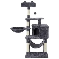 Yaheetech 54.5"-4-Level Cat Tree with Plush Perch
