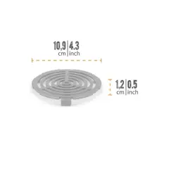 Petromax Atago Griddle Insert, for Atago Camp Grill, Direct Flame with Grill Marks, Outdoor Campsite Cooking a la Plancha