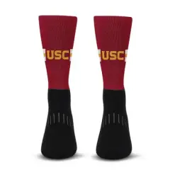 NCAA USC Southern California Trojans Streak Team Color Crew Socks - L