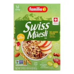 Familia Swiss Muesli No Sugar Added - Case of 6/29 oz