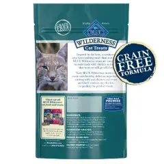 Blue Buffalo Wilderness Grain Free Chicken & Seafood Recipe Crunchy Cat Treats - 2oz