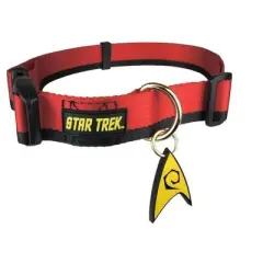 Star Trek Starfleet Red Uniform Dog Collar