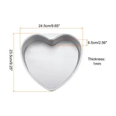 Unique Bargains Heart Shaped Cake Pan 1 Pc