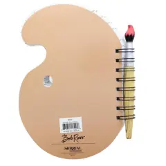 Surreal Entertainment Bob Ross "The Joy of Painting" Paint Palette Journal & Brush Pen