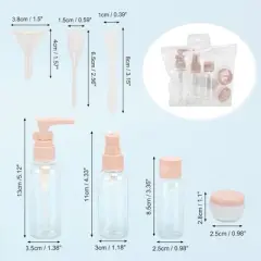 Unique Bargains PE Travel Container Set 1 Set