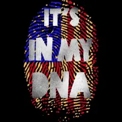 Women's Design By Humans July 4th It's in My DNA Fingerprint By Ujangkasep Racerback Tank Top