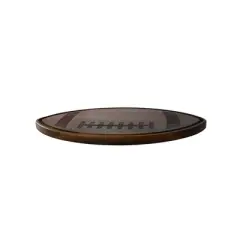 Slickblue 18&rdquo; x 11&rdquo; Acacia Wood Football Board - Perfect for Hosting, Serving Snacks, & Tailgating