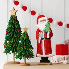 Christmas Fabric Santa Figural Decor Deep - Wondershop&trade;