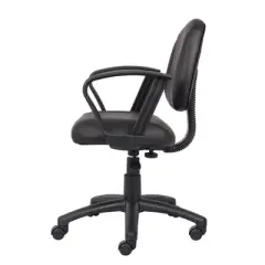 Posture Chair with Loop Arms Black - Boss Office Products