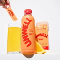 Unwell Hydration+Focus Orange Hibiscus Powder Stick Sport Drink - 8pk