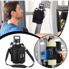 BABYYER Magnetic Gym Bag, Magnetic Sport Bag for Men and Women, Magnetic Water Bottle Holder for Gym, for Travel, Sports, Work, Fitness