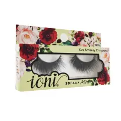 IONI Collector's Premium Edition 3D Faux Mink Lash Xtra Smokey Crisscross (Pack of 6)