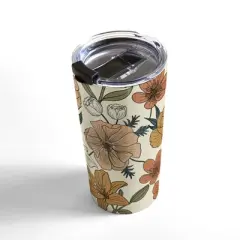 Emanuela Carratoni Spring Floral Mood Travel Mug 20 oz Stainless Steel Travel Mug - Deny Designs