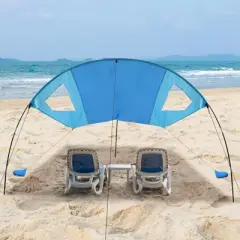 Beach Shade, Beach Canopy, Provides 150 Sq. Ft. of Shade, Compact & Easy to Carry, Sets up in 3 Minutes