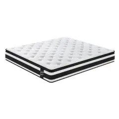 Dolonm 12" Hybrid Mattress, Memory Foam & Pocket Springs, Medium-Firm, Cooling Cover, OEKO-TEX Certified, Motion Isolation