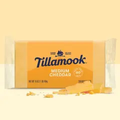 Tillamook Medium Cheddar Cheese Block - 16oz