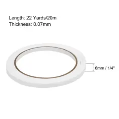 Unique Bargains Self-Adhesive Decoration Double-Sided Tape for Scrapbooking 6 Pcs