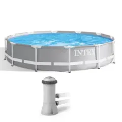 Intex 12ft X 30in Prism Frame Pool Set with Filter Pump 28711EH