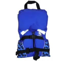 Swimline Infant USCG Approved Swimming Vinyl Life Vest with Handle - Blue/Black - XS
