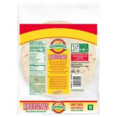 Guerrero Soft Taco Size Riqu&iacute;simas Flour Tortillas - 14.5oz/10ct