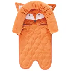 Hudson Baby Infant Boy Car Seat Insert and Strap Covers, Fox, One Size