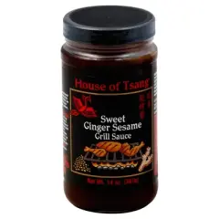 House of Tsang Sweet Ginger Sesame Grill Sauce - Case of 6 - 12 oz