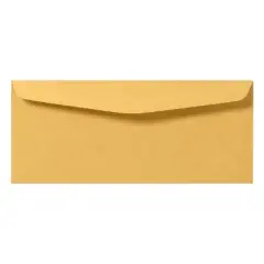 LUX Self Seal #14 Business Envelope 5" x 11 1/2" Brown Kraft 50/Pack (80770-50)