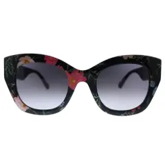 Kate Spade KS JALENA/S INA Womens Butterfly Sunglasses Black Pattern 49mm