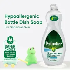 Palmolive Ultra Pure + Clear Liquid Dish Soap Detergent - Fragrance Free - 32.5 fl oz