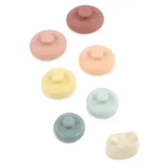 Hudson Baby Infant and Toddler Silicone Stacking Toy, Kitten, One Size