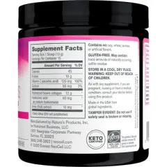 NeoCell Super Collagen Plus with Vitamin C and Hyaluronic Acid, Collagen Type 1 and 3 Dietary Supplement, Keto Certified, Gluten-Free, 6.9 Ounces