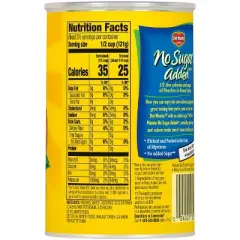 Del Monte No Sugar Added Sliced Peaches 14.5oz