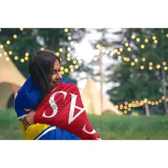 NCAA Kansas Jayhawks Ultra Soft Tailgate Throw Blanket