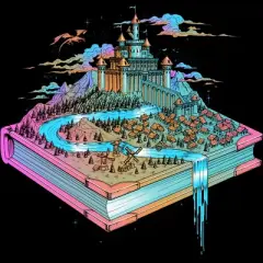 Junior's Design By Humans The World is a Book By Tobiasfonseca T-Shirt