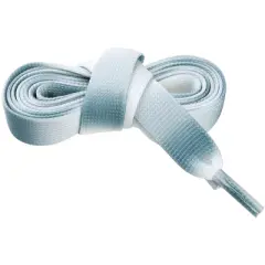 INSPIRE CHIC Flat Wide Rainbow Gradient Colorful Shoelaces for Sneakers 2 Pairs Blue Grey 140cm/55.12"