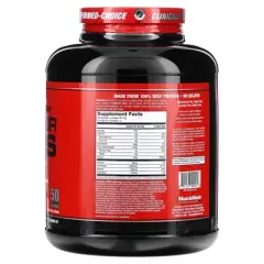 MuscleMeds Carnivor Mass, Anabolic Beef Protein Gainer, Strawberry, 5.79 lbs (2,698 g)