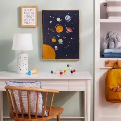 2-in-1 Starry Kids' Table Lamp White - Pillowfort&trade;