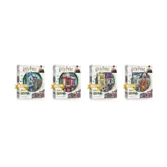 Harry Potter Diagon Alley Collection 4pk 3D Puzzle Set - 1175pc: Wrebbit Foam Educational Toy, Fantasy Theme