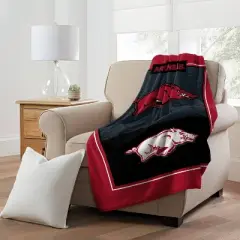 NCAA Arkansas Razorbacks 46''x60'' Leadership Micro Throw Blanket