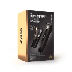 MANSCAPED The Lawn Mower 3.0 Plus Essentials Shaving Kit, SkinSafe Electric Groin and Body Hair Trimmer, Men's Grooming Gift Set