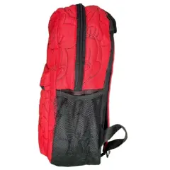 Disney Minnie Mouse 16" Backpack Red Quilted Minnie Head Embroidered for Girls