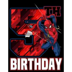 Boy's Marvel 5th Birthday Spidey T-Shirt