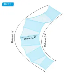 Unique Bargains Silicone Resistance Lightweight Aquatic Webbed Swimming Fins 1 Pair