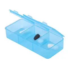 Unique Bargains 3 Compartment Pill Case 1 Pc