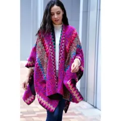 Shiraleah Pink Dora Shawl Cape