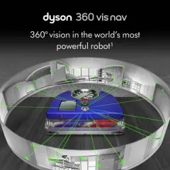 Dyson 360 VisNav Robot Vacuum: Cordless, HEPA Filter, Multi-Surface, Lithium Battery, 3 Speeds, Purple