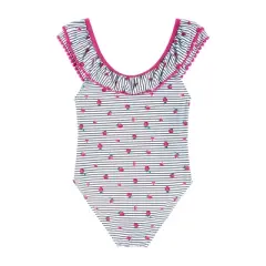Andy & Evan Toddler  One-Piece Swimsuit White, Size 3T
